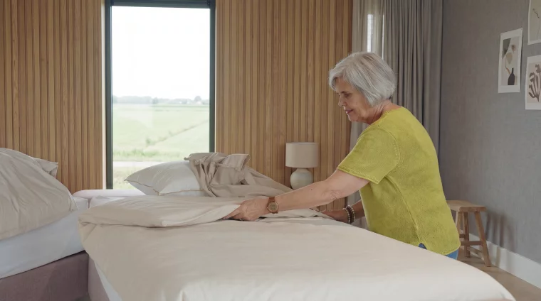 Makkelijk opmaken bed
