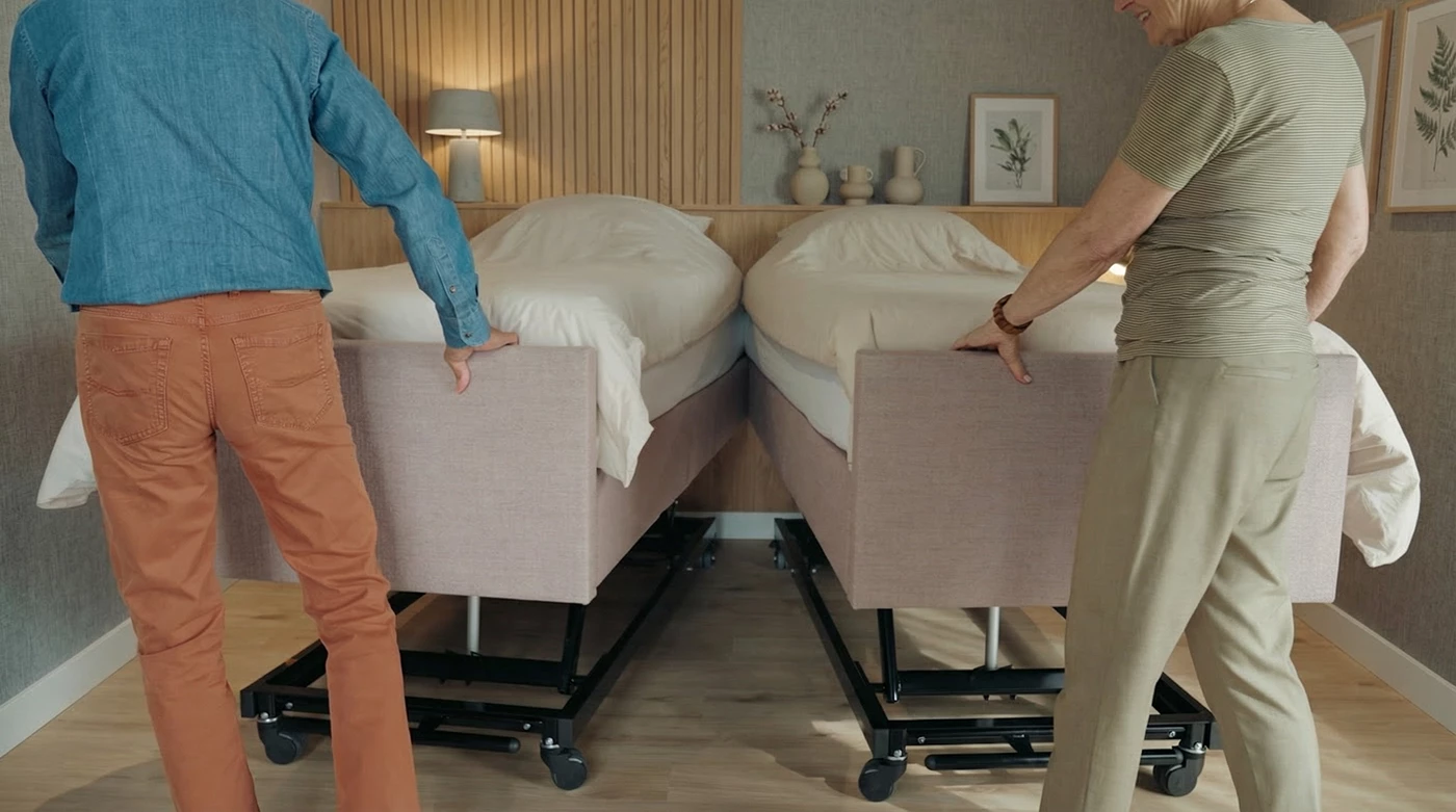 Deelbaar en voetrem hoog laag frame