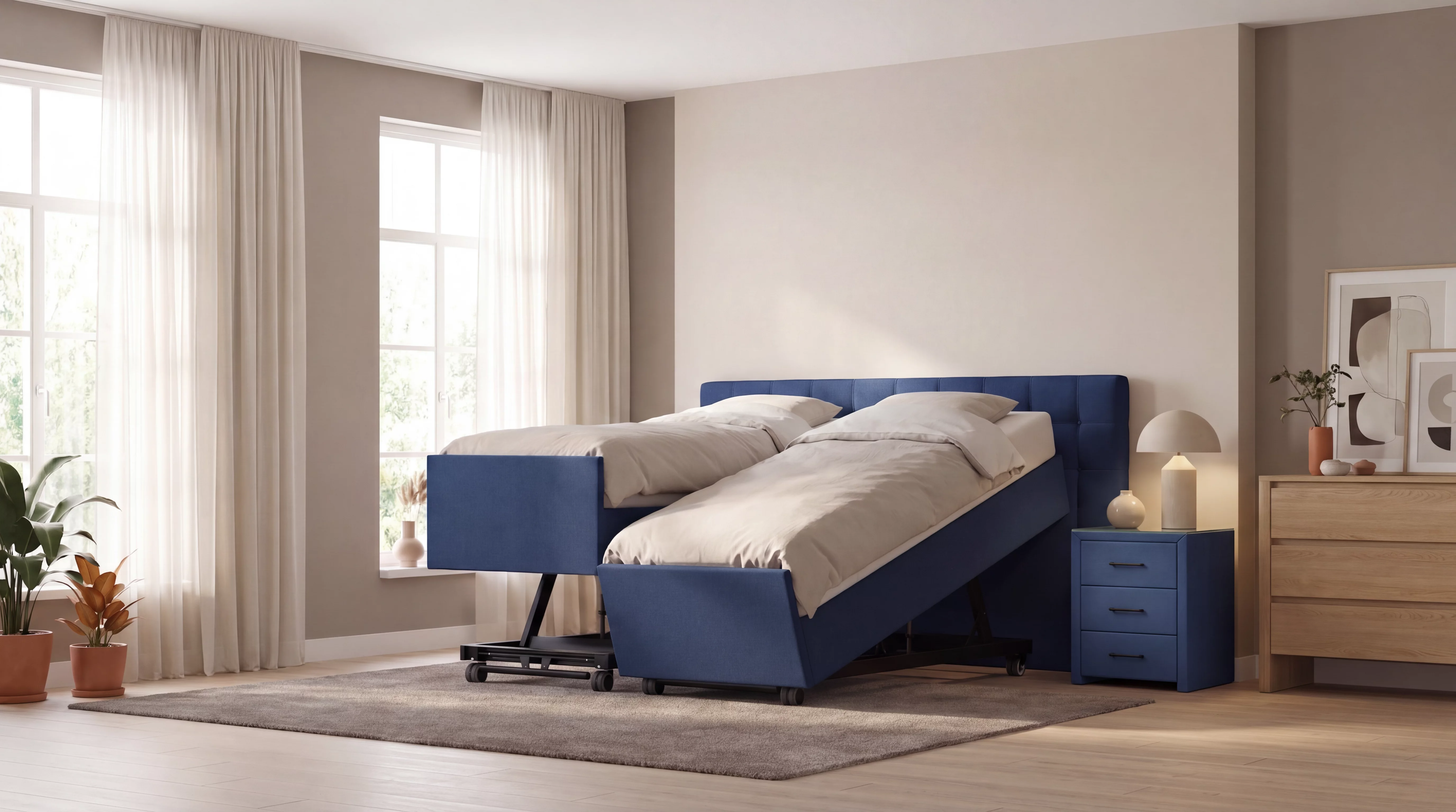 anti-Trendelenburg Hoog/Laag boxspring
